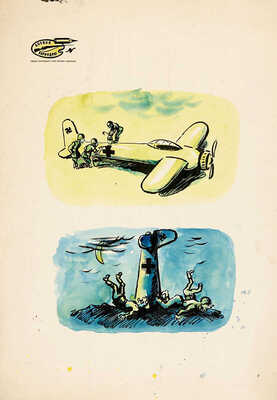 Муратов Николай Евгеньевич. Эскиз плаката «О хвостах и крестах»